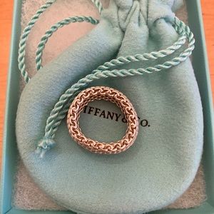 Tiffany Somerset Mesh Dome Ring Size 7.5